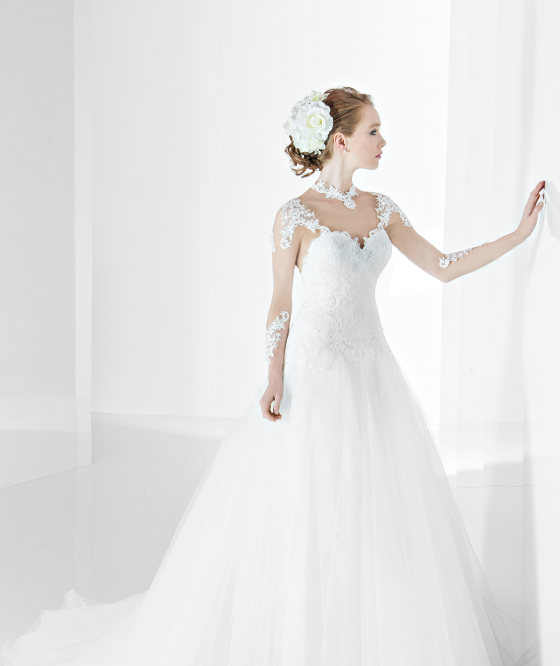 abito da sposa L354